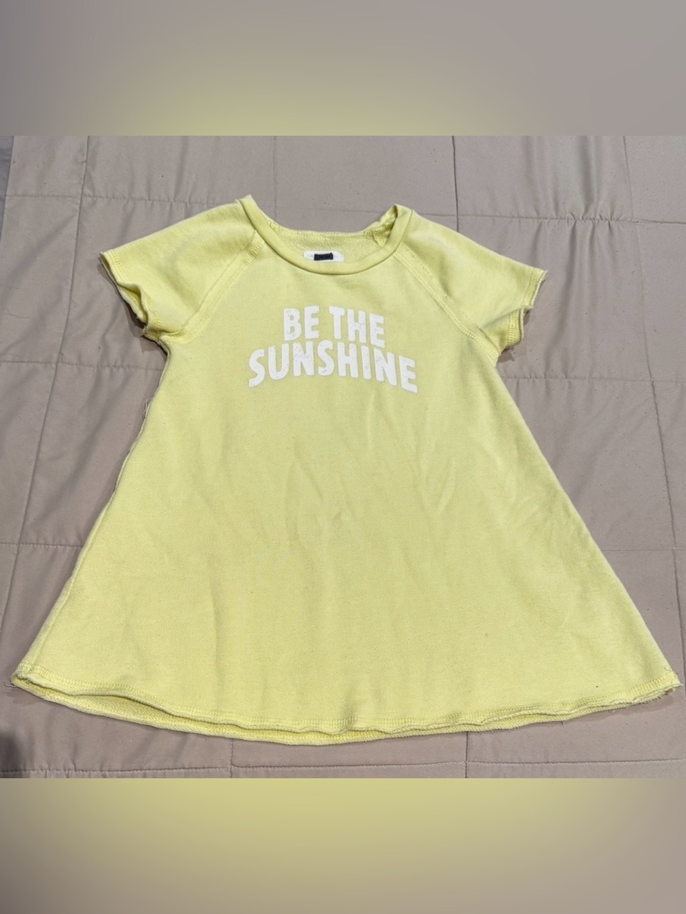 Sunshine Yellow Girls' Dress